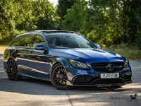Used Mercedes C63 AMG Premium 2017 Blue Estate