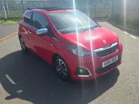 Used Peugeot 108 Allure 82 HP (60 kW) 2015 Red Hatchback