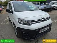 used Citroën Berlingo 1.6 650 ENTERPRISE M BLUEHDI 74 BHP IN WHITE WITH 41,638 MILES AND A FULL