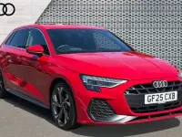 Used Audi A3 S-Line 150 HP (110 kW) 2025 Red Hatchback