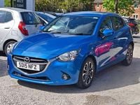 Begagnad Mazda 2 Edition 2015 Blå Halvkombi