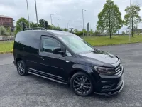Used VW Caddy Black Edition 102 HP (75 kW) 2017 Black MPV