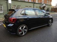 Used VW Polo GTI 200 HP (147 kW) 2019 Black Hatchback