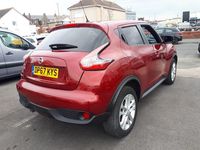 Used Nissan Juke N-Connecta 115 HP (84 kW) 2018 Red SUV