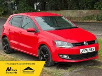 Used VW Polo Edition 85 HP (62 kW) 2013 Red Hatchback