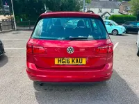Used VW Golf Sportsvan SE 110 HP (80 kW) 2016 Red MPV