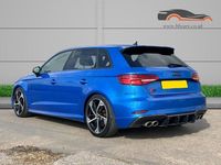 Begagnad Audi S3 Sportback Black Edition 2019 Blå Halvkombi
