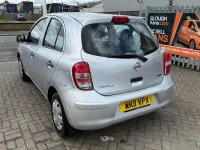 Used Nissan Micra Visia 98 HP (72 kW) 2011 Silver Hatchback