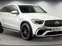 Used Mercedes GLC63 AMG Premium Plus 476 HP (350 kW) 2019 Iridium silver Coupe