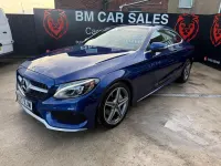 Used Mercedes C200 AMG line 2017 Blue Coupe