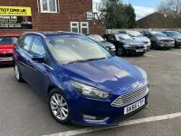 Used Ford Focus Titanium 125 HP (91 kW) 2016 Blue Estate