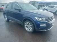 Used VW T-Roc SE 115 HP (84 kW) 2021 Blue SUV