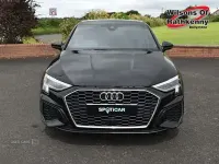 Used Audi A3 S-Line 110 HP (80 kW) 2023 Black Sedan