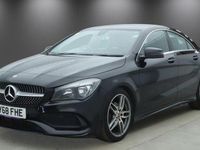 Used Mercedes CLA180 AMG line 122 HP (89 kW) 2018 Black Sedan