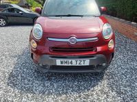 Used Fiat 500L Trekking 95 HP (69 kW) 2014 Red MPV