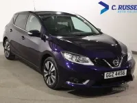Used Nissan Pulsar Tekna 115 HP (84 kW) 2017 Blue Hatchback