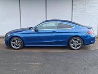 Used Mercedes C200 AMG line 184 HP (135 kW) 2022 Blue Coupe