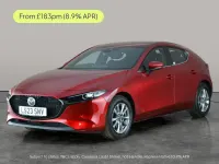 Begagnad Mazda 3 2023 Röd Halvkombi