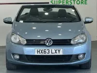 Used VW Golf Cabriolet S 122 HP (89 kW) 2013 Blue Cabriolet