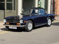 Used Triumph TR6 150 HP (110 kW) 1973 Blue Cabriolet