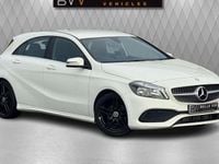Used Mercedes A160 AMG line 102 HP (75 kW) 2017 White Hatchback