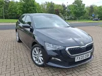 Used Skoda Scala SE L 115 HP (84 kW) 2020 Black magic pearl effect Hatchback