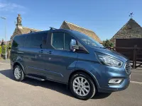 Used Ford Tourneo Custom Titanium 2018 Blue Van