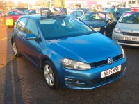Used VW Golf VII Match 2015 Blue Hatchback
