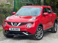 Używany Nissan Juke Tekna 2016 Czerwony SUV