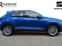 Used VW T-Roc Style 150 HP (110 kW) 2022 Raveena blue SUV