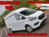 Used Ford Transit Custom Limited 170 HP (125 kW) 2018 White Van