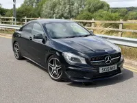 Used Mercedes CLA220 AMG 177 HP (130 kW) 2015 Black Coupe