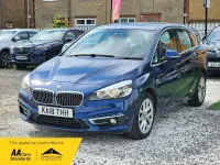 Used BMW 218 Luxury Line 2018 Blue Hatchback