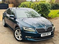 Used Skoda Superb SE L Executive 190 HP (139 kW) 2016 Blue Hatchback