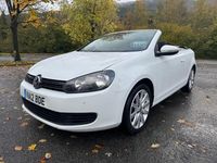 Used VW Golf Cabriolet SE 105 HP (77 kW) 2012 White Cabriolet