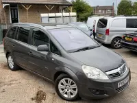 Used Vauxhall Zafira Elite 2010 Grey MPV