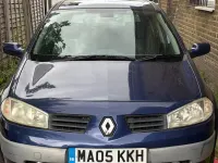 Used Renault Mégane II Dynamique 113 HP (83 kW) 2005 Blue Hatchback