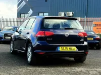 Used VW Golf VII Match 2015 Blue Hatchback