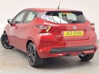 Used Nissan Micra Acenta 90 HP (66 kW) 2018 Red Hatchback