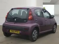 Used Peugeot 107 Active 68 HP (50 kW) 2012 Mauve/purple Hatchback