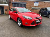 Used Ford Focus Zetec 2013 Red Estate