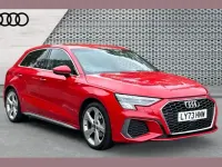 Used Audi A3 S-Line 147 HP (108 kW) 2023 Red Sedan