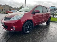 Used Nissan Note N-TEC 88 HP (64 kW) 2013 Red Hatchback