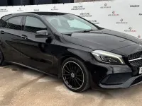 Used Mercedes A200 AMG Line Premium 136 HP (100 kW) 2017 Black Hatchback