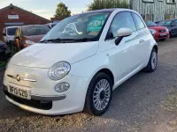 Used Fiat 500 Lounge 69 HP (50 kW) 2013 White Hatchback