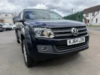 Begagnad VW Amarok Highline 180 HK (132 kW) 2015 Blå Pickup
