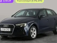 Used Audi A3 Sportback 116 HP (85 kW) 2019 Blue Hatchback