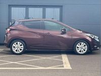 Begagnad Nissan Micra Acenta 99 HK (72 kW) 2020 Röd Halvkombi