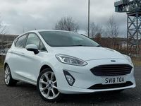 Used Ford Fiesta Titanium 125 HP (91 kW) 2018 White Hatchback