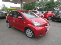 Used Toyota Aygo 68 HP (50 kW) 2011 Red Hatchback